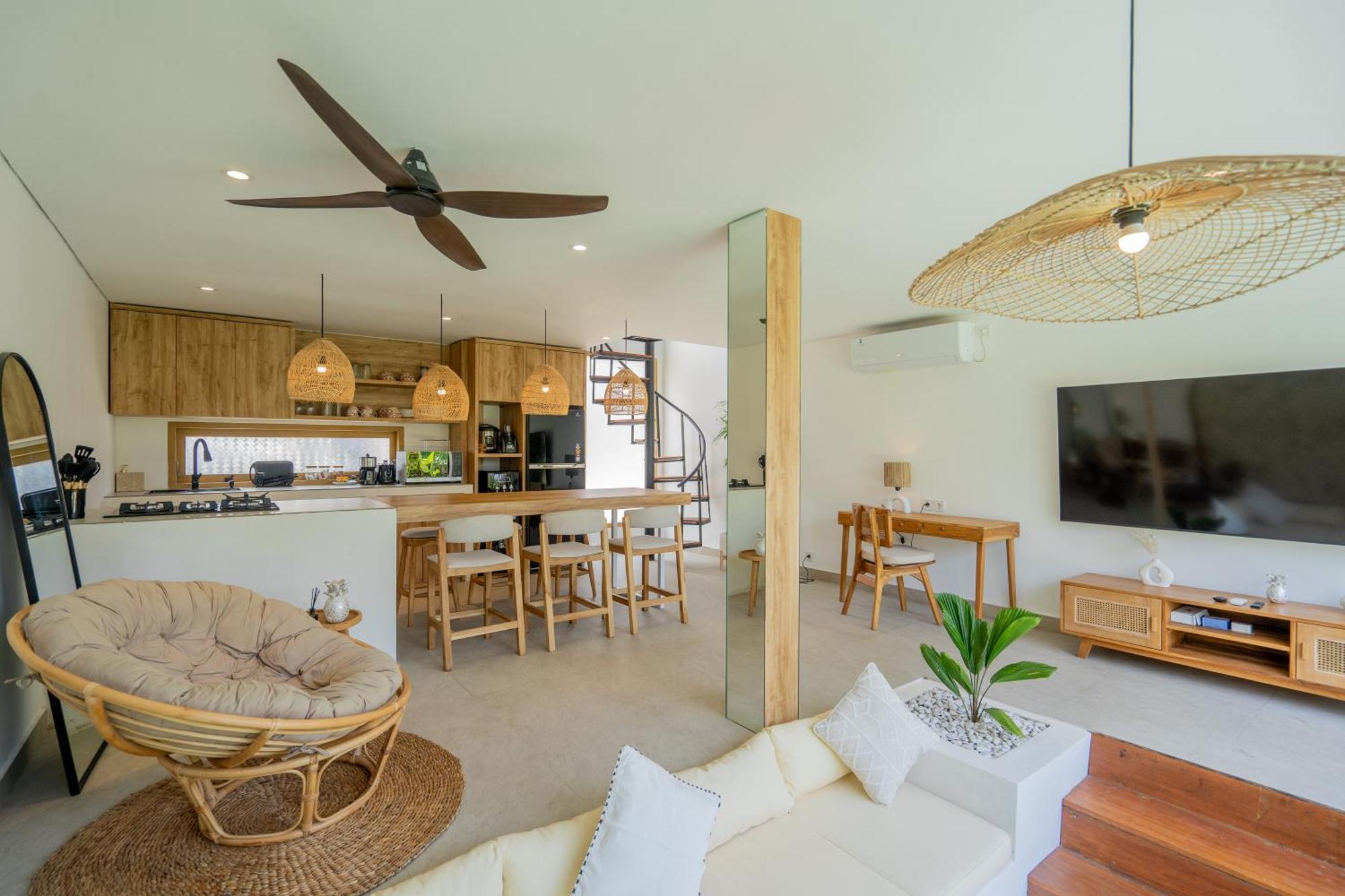 Villa Sunset Bamboo - 3Br Villa In Kerobokan エクステリア 写真